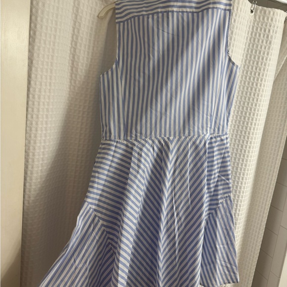 Blue and White Striped Sleeveless Dress RLX RALPH LAUREN - Picture 3 of 3